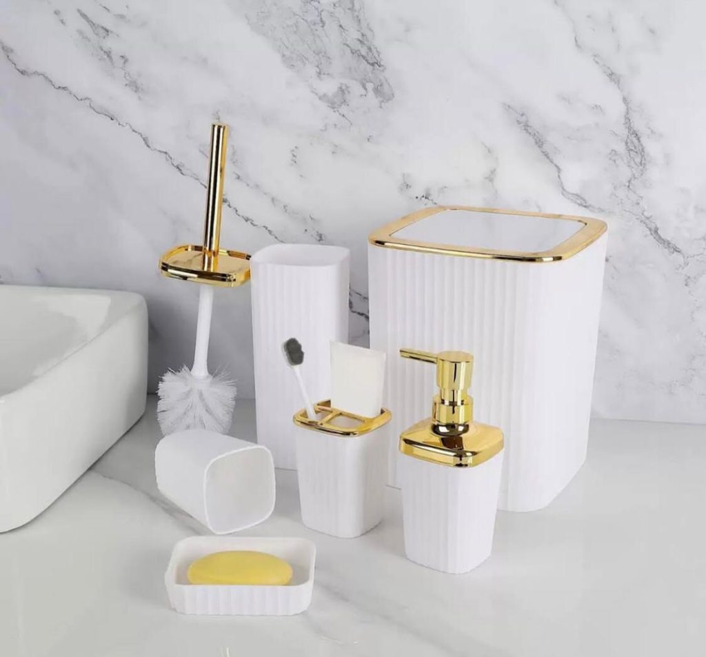 6 in 1 Bathroom Accessories Set