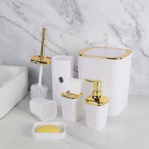 6 in 1 Bathroom Accessories Set