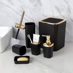 6 in 1 Bathroom Accessories Set