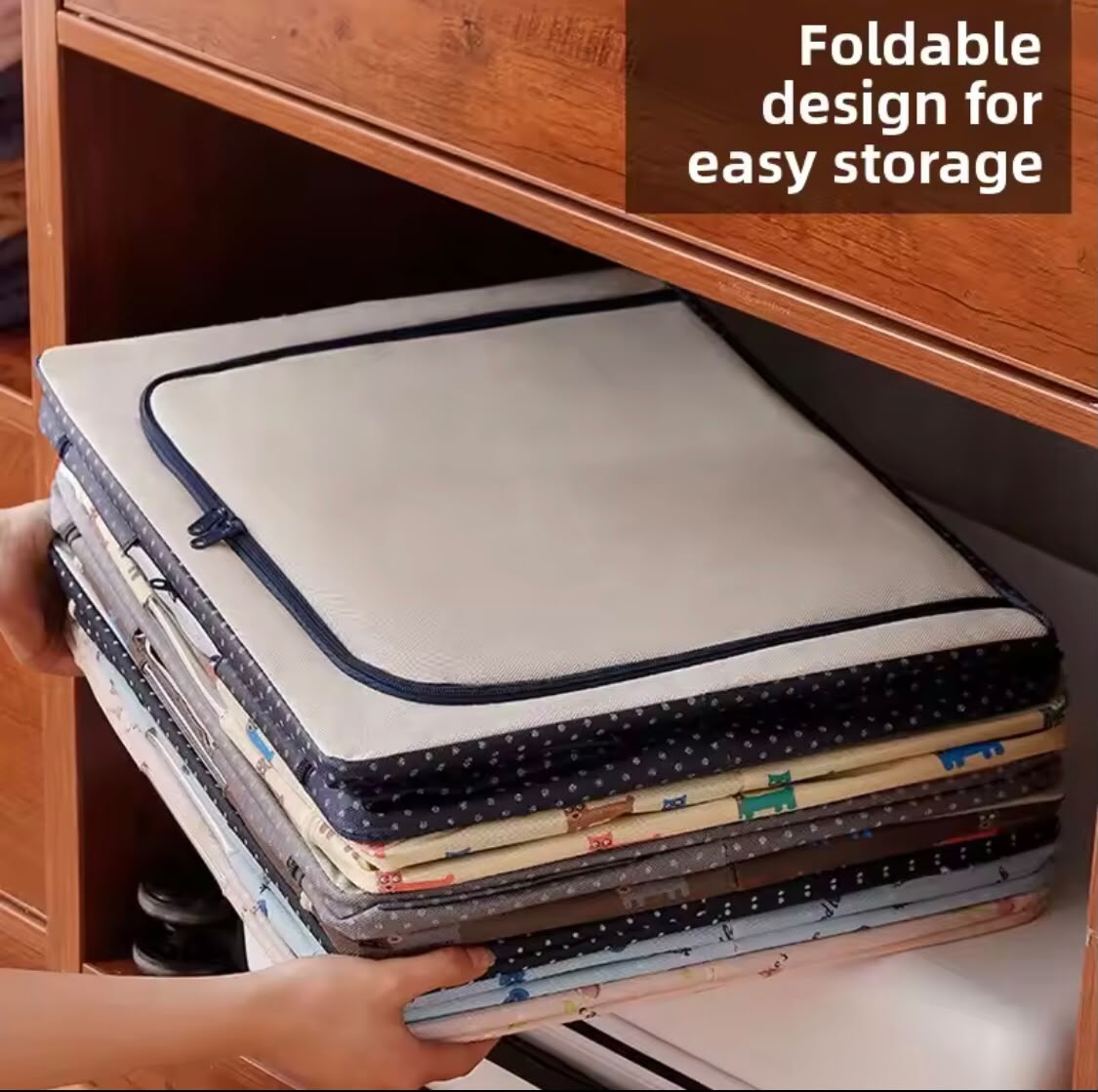 Foldable Oxford Clothing Box 66L - Image 7