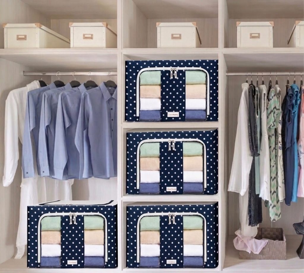 Foldable Oxford Clothing Box 66L