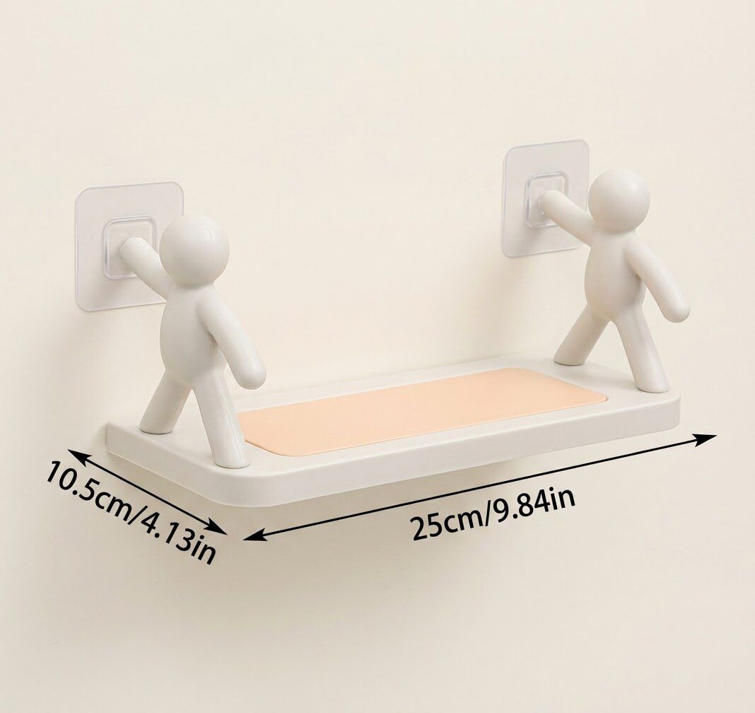 Wall-Mounted Adhesive Floating Shelf - Image 3