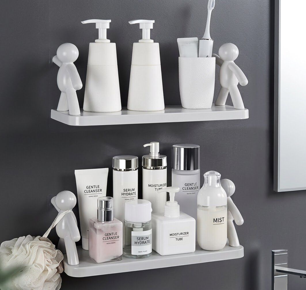 Wall-Mounted Adhesive Floating Shelf - Image 2