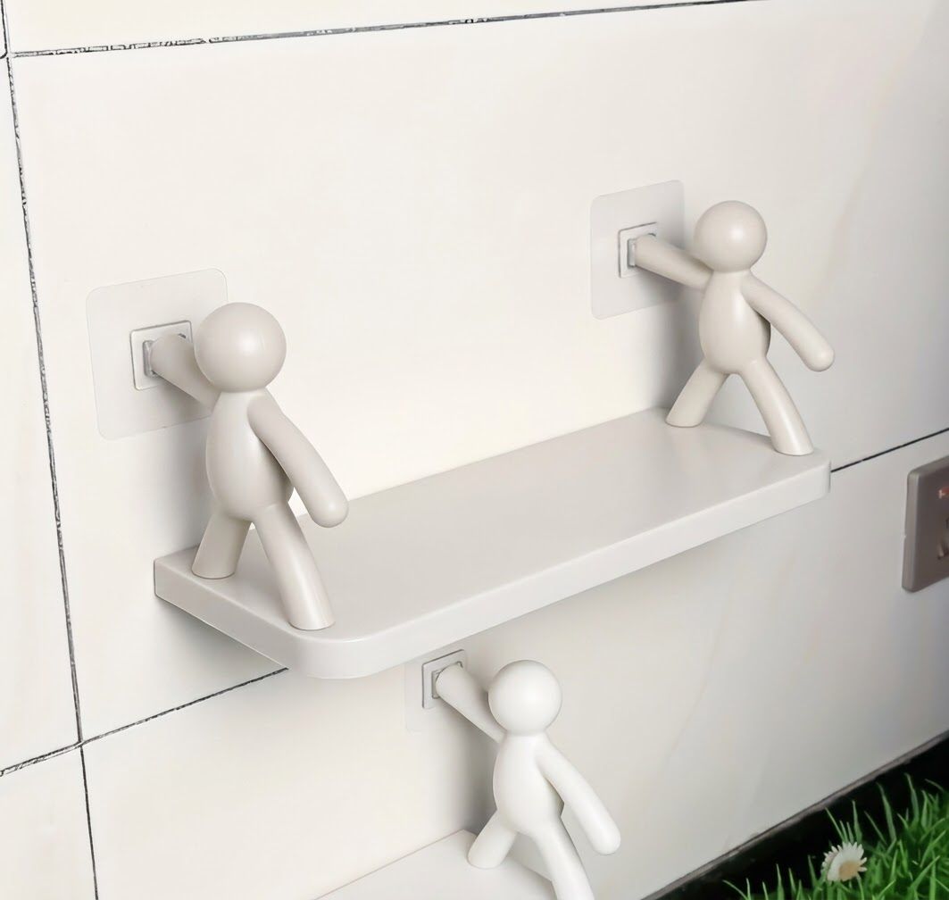 Wall-Mounted Adhesive Floating Shelf - Image 4