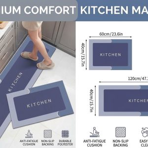 2 pcs Kitchen Carpet
